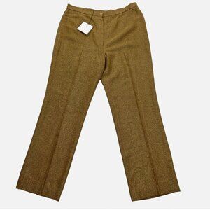 Bernard Zins NWT Howard Wool Blend Shimmer Trousers Pants Old Money Quiet Luxury